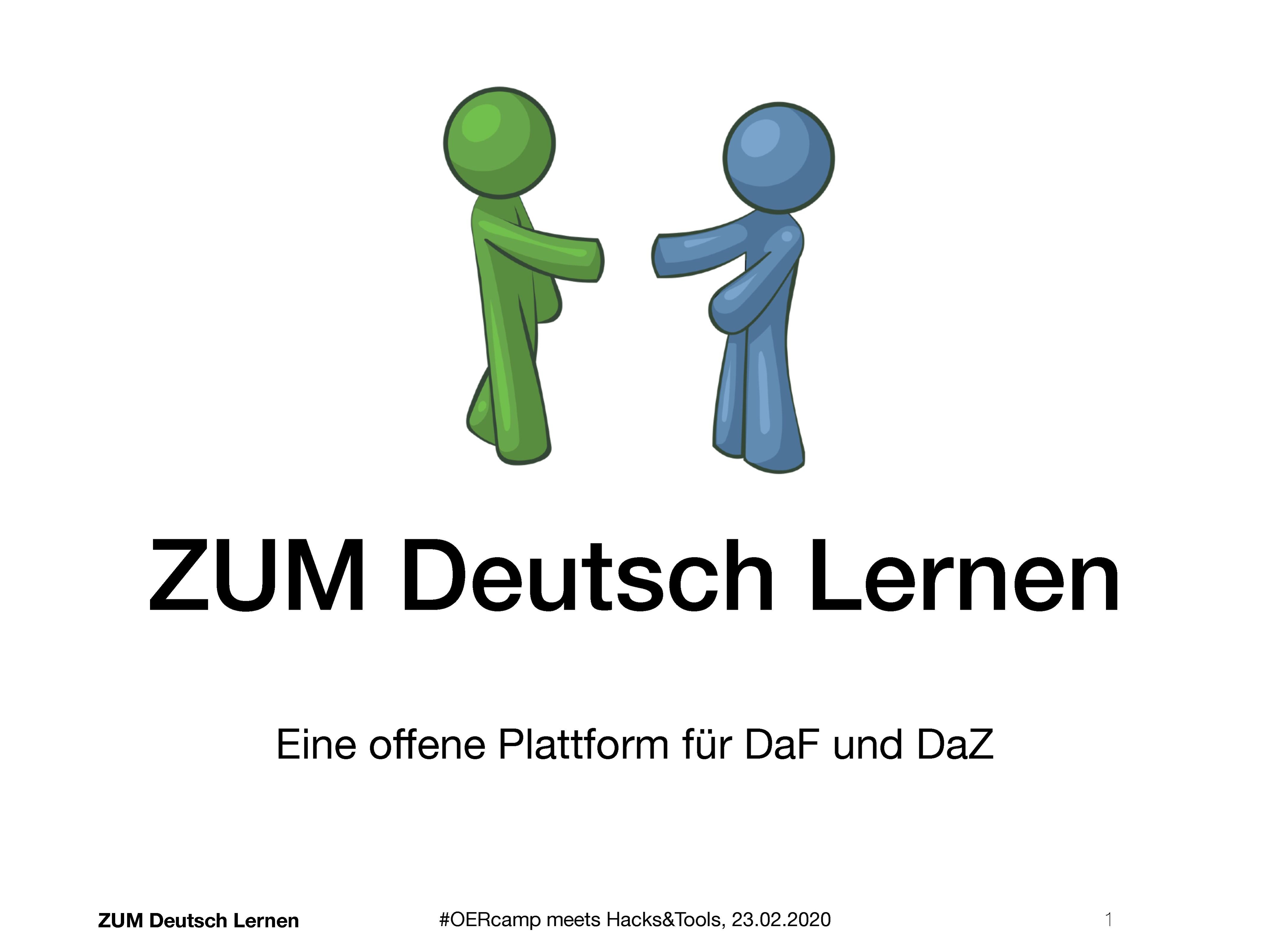 ZUM Deutsch Lernen - Pitch - 2020-02-23